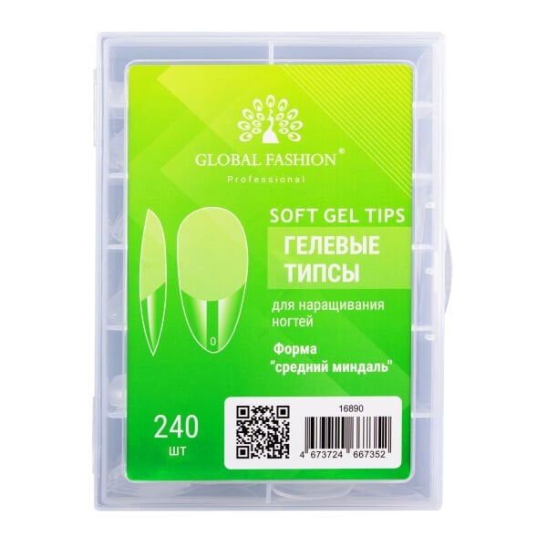 Global Fashion Jel Tips Badem (240 Adet)