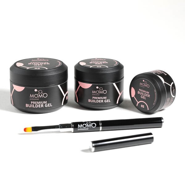 Momo Professional Premium Protez Tırnak Jeli 05, Şeftali, 35 gr