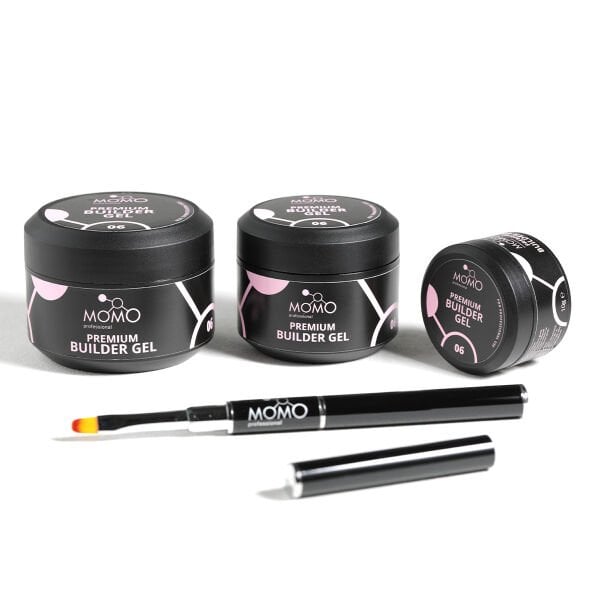 Momo Professional Premium Protez Tırnak Jeli 06, Pembe, 35 gr