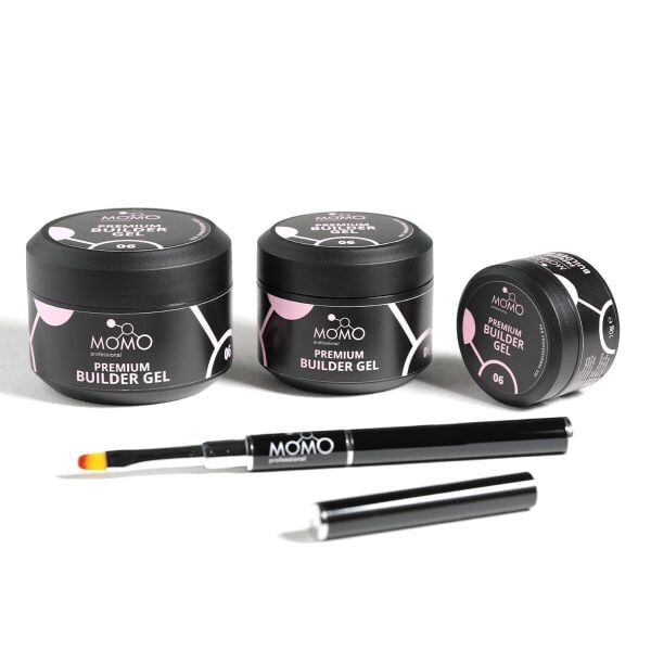 Momo Professional Premium Protez Tırnak Jeli 06, Pembe, 55 gr