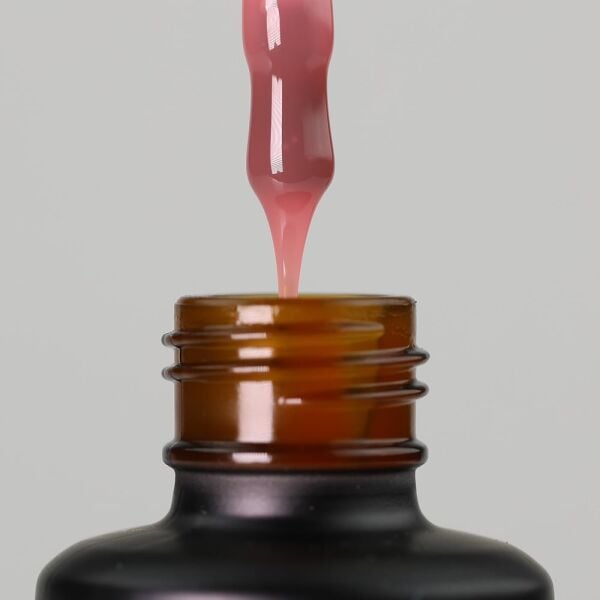 Momo Professional Gel In Bottle No.04, Akıllı Fırçalı Protez Tırnak Jeli, Yarı Şeffaf Somon, 18 ml