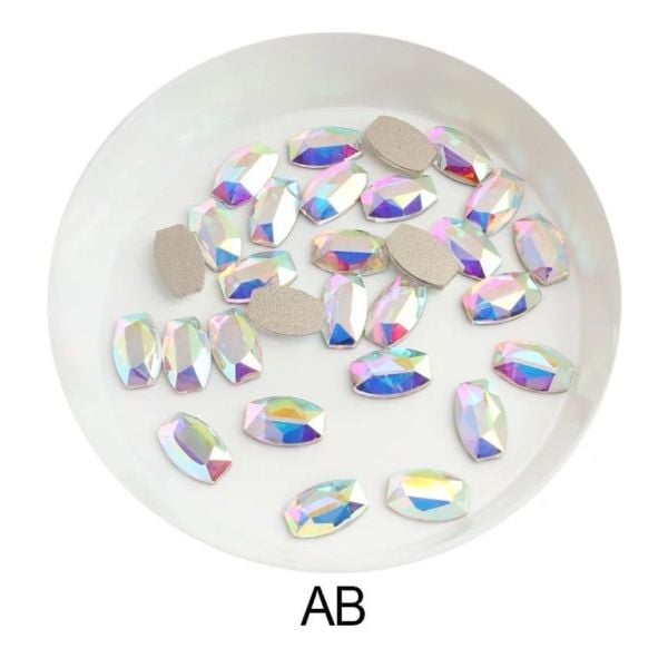 Taş Dörtgen AB 5*8mm 2 Adet