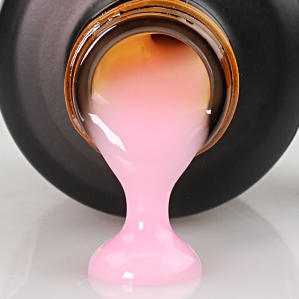 Momo Professional Gel In Bottle No.09, Akıllı Fırçalı Protez Tırnak Jeli, Soft Pembe, 18 ml