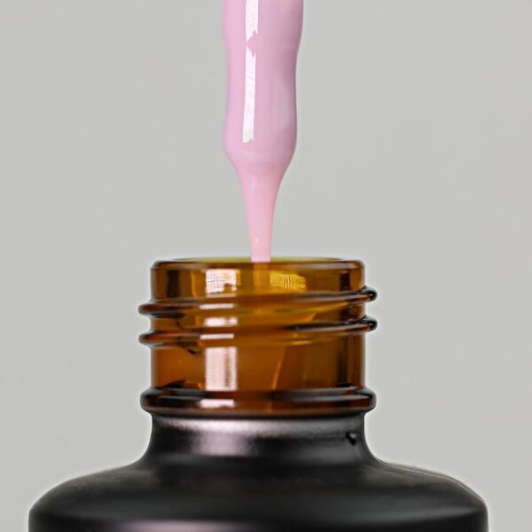 Momo Professional Gel In Bottle No.10, Akıllı Fırçalı Protez Tırnak Jeli, Yarı Şeffaf Açık Lila, 18 ml