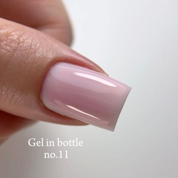 Momo Professional Gel In Bottle No.11, Akıllı Fırçalı Protez Tırnak Jeli, Pembe, 18 ml