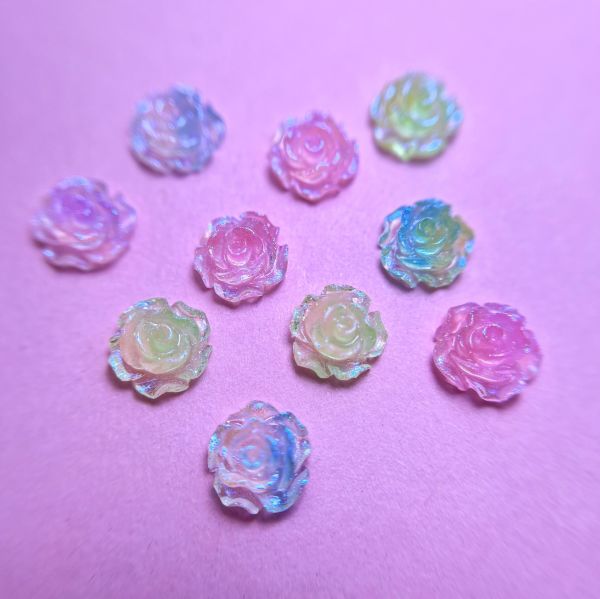 Zoo 1844 3D Çiçekler 10 Adet Çeşitli Renk