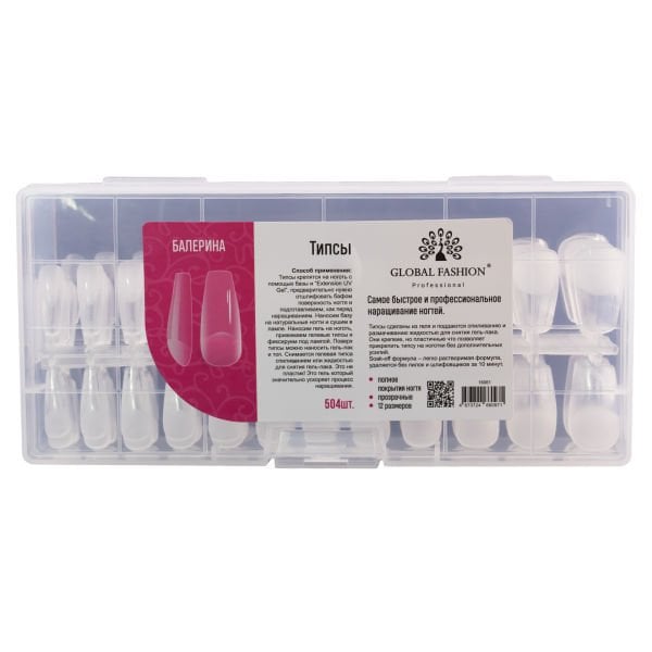 Global Fashion Jel Tips Balerin (504 Adet)