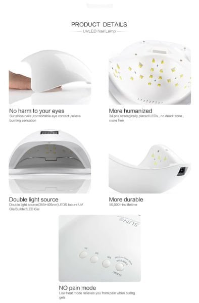 Sunuv UV/LED Orjinal Tırnak Lamba Sunuv 5 48W