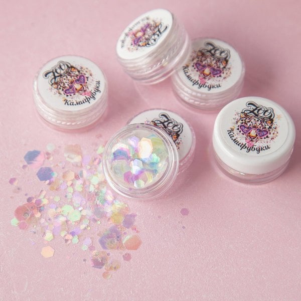 Zoo Pul 1328 Gökkuşağı Altıgenleri (1gr)