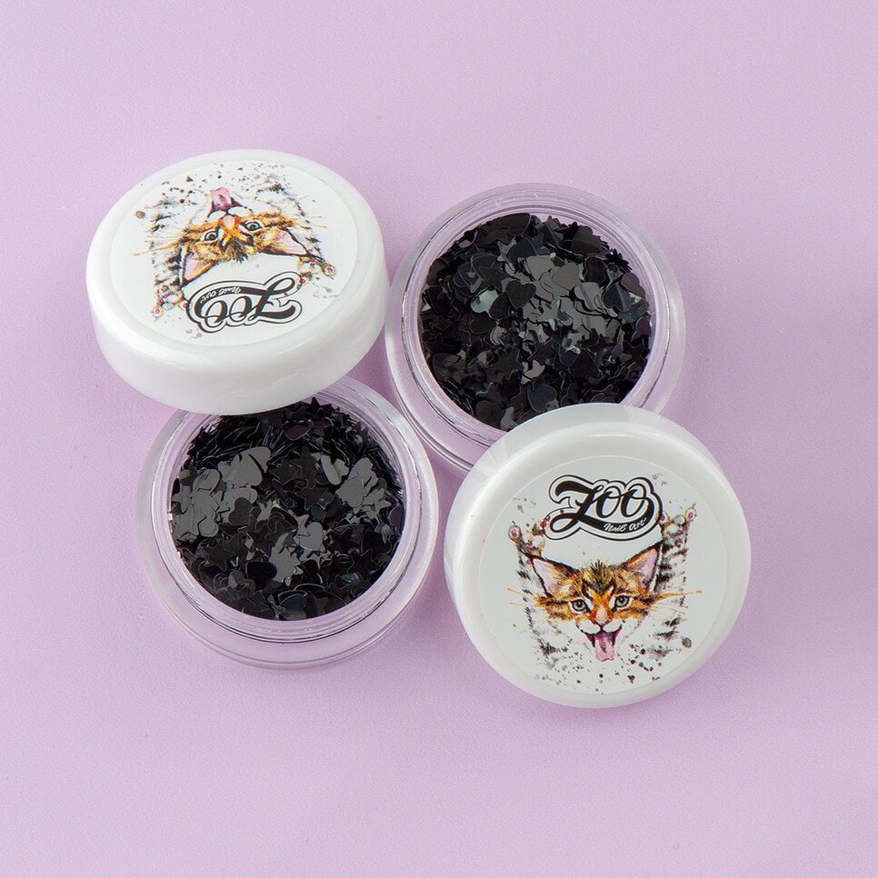 Zoo Pul 1306 Yıldızlar Kalpler Siyah