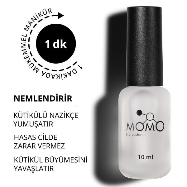 Momo Professional Cuticle Remover, Kütikül Yumuşatıcı ve Tırnak Eti Temizleyici, 10 ml