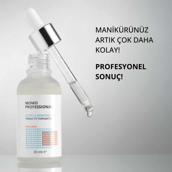Momo Professional Cuticle Remover Gel, Tırnak Eti Çıkarıcı Jel, Tırnak Eti Temizleyici Jel, 30 ml