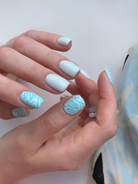 Swanky Stamping Oje Soluk Mavi S65 (6ml)