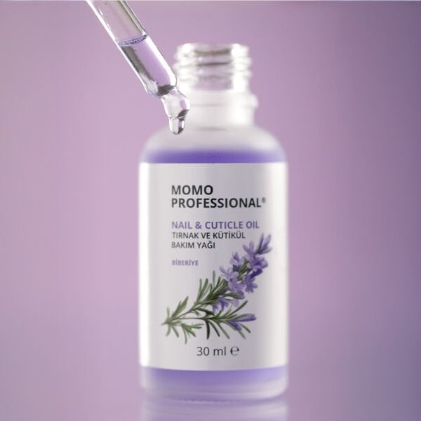 Momo Professional Biberiye Özlü Tırnak ve Kütikül Bakım Yağı, Canlandırıcı ve Uyarıcı Etki, 30 ml
