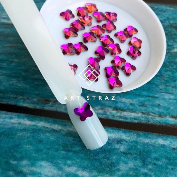 Taş Kelebek Purple 6mm 2 Adet