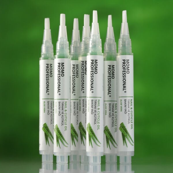Momo Professional Aloe Vera, Özlü Tırnak ve Kütikül Bakım Yağı Kalemi, Nemlendirici ve Güçlendirici Etki, 3 ml