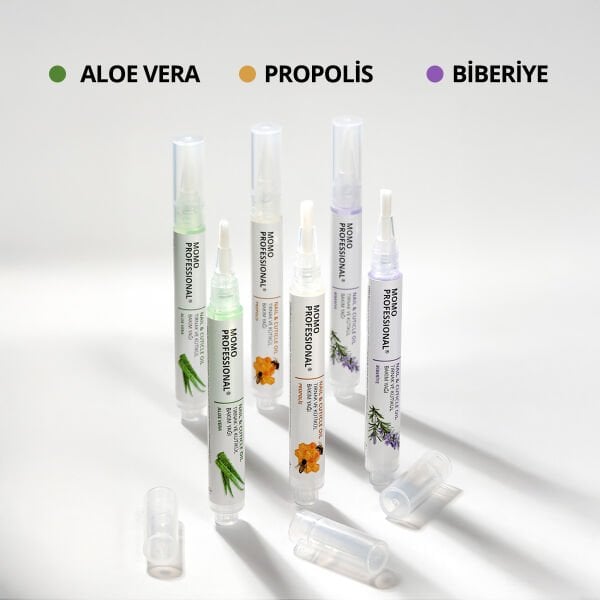 Momo Professional Propolis Özlü Tırnak ve Kütikül Bakım Yağı Kalemi, Nemlendirici ve Güçlendirici Etki, 3 ml