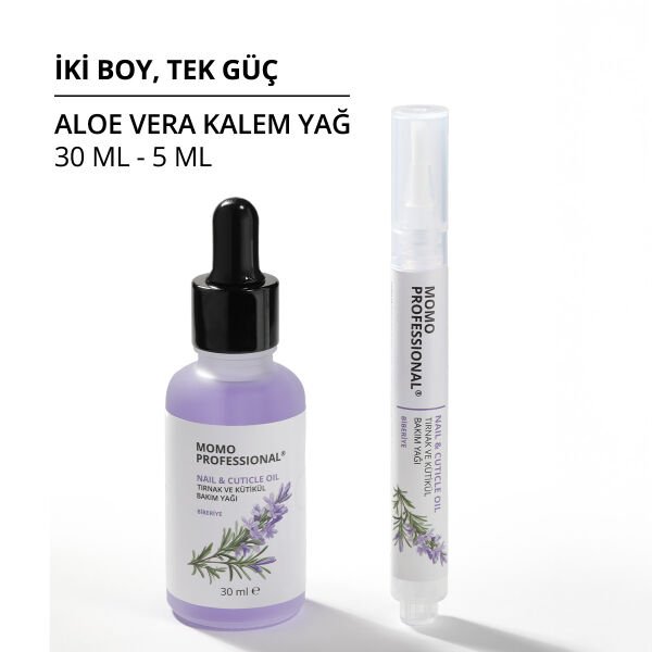 Momo Professional Biberiye Özlü Tırnak ve Kütikül Bakım Yağı Kalemi, Nemlendirici ve Güçlendirici Etki, 3 ml