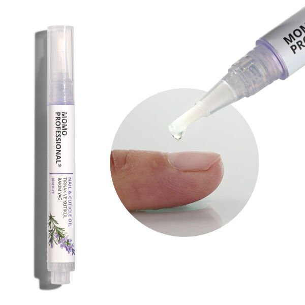 Momo Professional Biberiye Özlü Tırnak ve Kütikül Bakım Yağı Kalemi, Nemlendirici ve Güçlendirici Etki, 3 ml