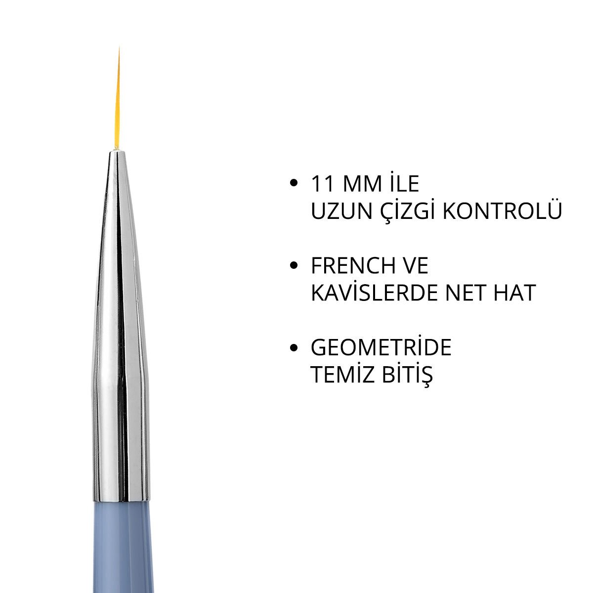 Momo Professional Kalıcı Oje Fırçası Kıl Ucu 11 mm