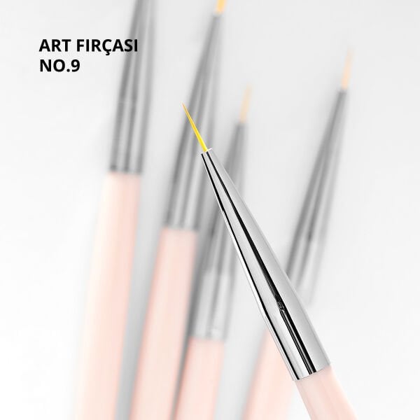 Momo Professional Kalıcı Oje Fırçası Kıl Ucu 9 mm