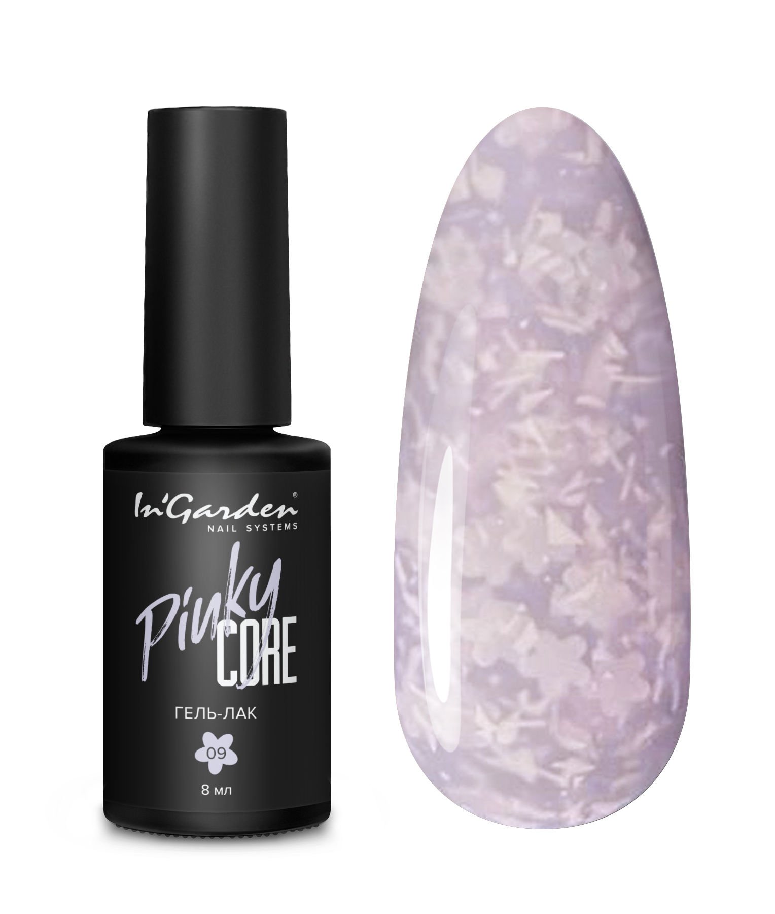 In'Garden Kalıcı Oje Pinky Core 09 8ml