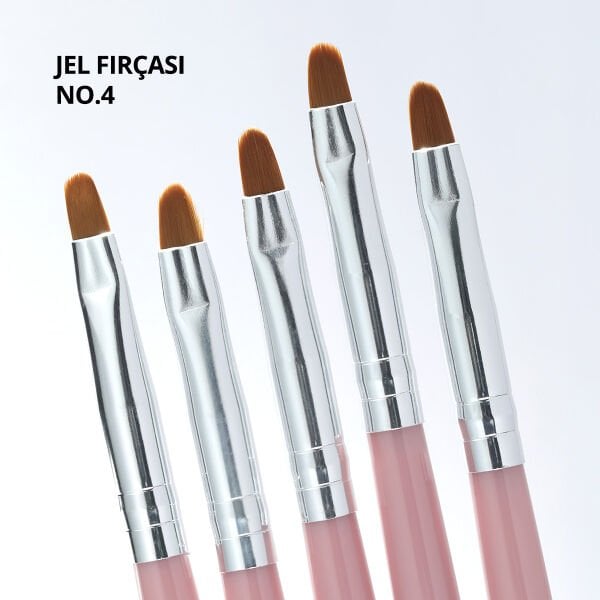 Momo Professional Protez Tırnak İçin Jel Fırçası No.4