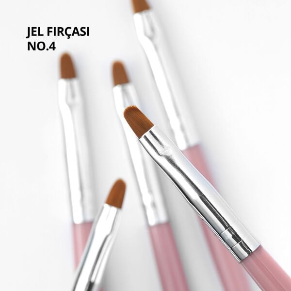 Momo Professional Protez Tırnak İçin Jel Fırçası No.4