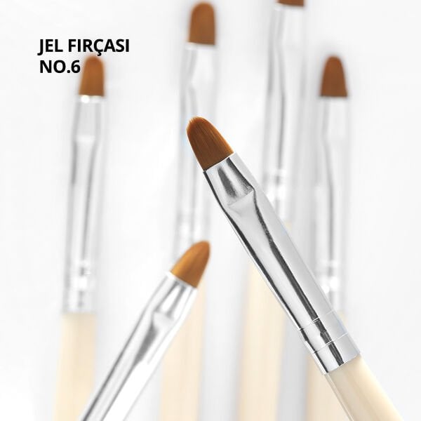 Momo Professional Protez Tırnak İçin Jel Fırçası No.6