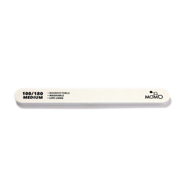 Momo Professional 100/180 Düz Oval Beyaz Kağıt Törpü