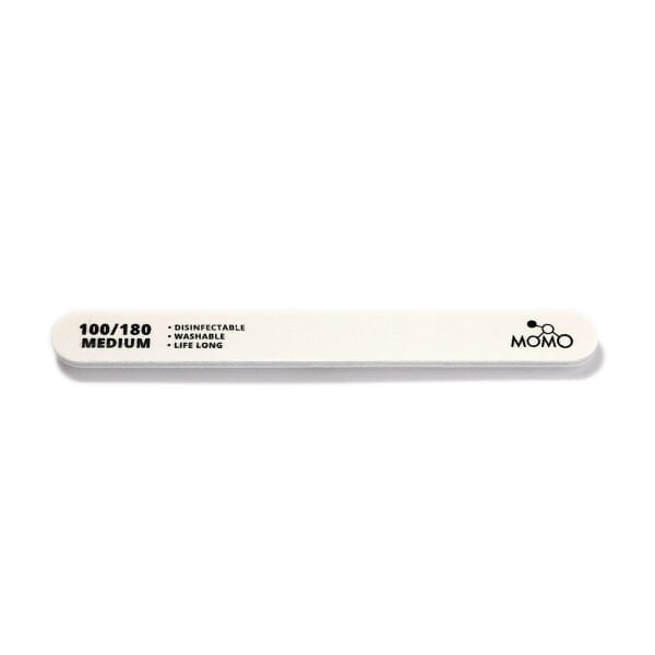 Momo Professional 100/180 Düz Oval Beyaz Kağıt Törpü