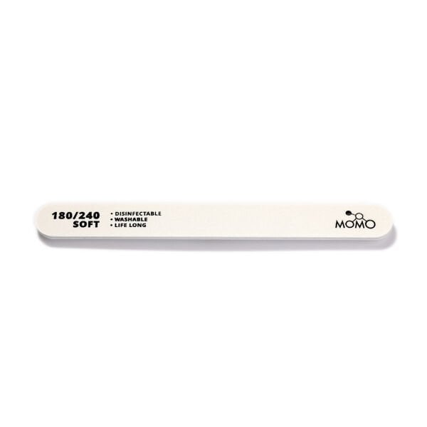 Momo Professional 180/240 Düz Oval Beyaz Kağıt Törpü