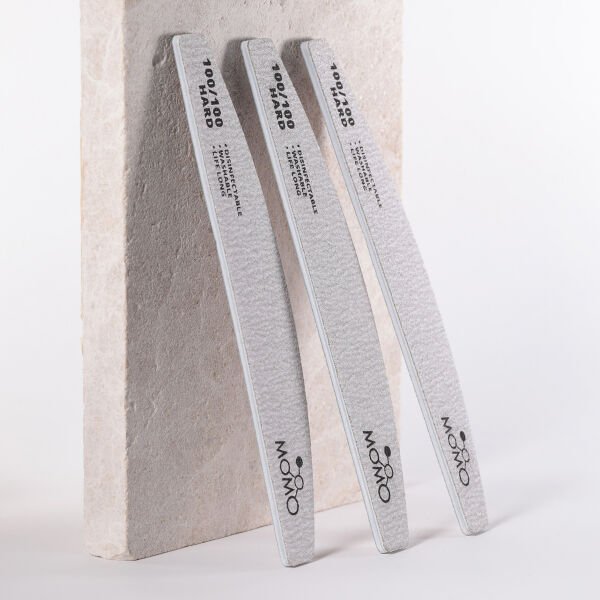 Momo Professional 100/100 Yarım Ay Gri Kağıt Törpü