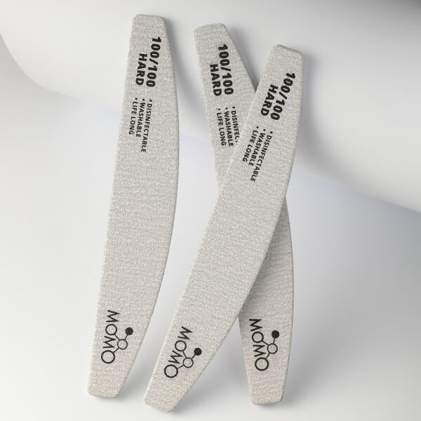 Momo Professional 100/100 Yarım Ay Gri Kağıt Törpü