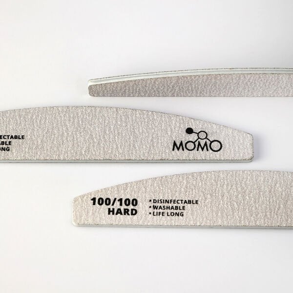 Momo Professional 100/100 Yarım Ay Gri Kağıt Törpü