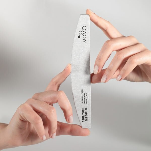 Momo Professional 100/180 Yarım Ay Gri Kağıt Törpü