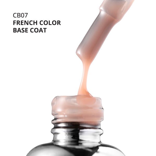 Momo Professional Kalıcı Oje French Color Base Coat CB07, Açık Bronz, 10 ml