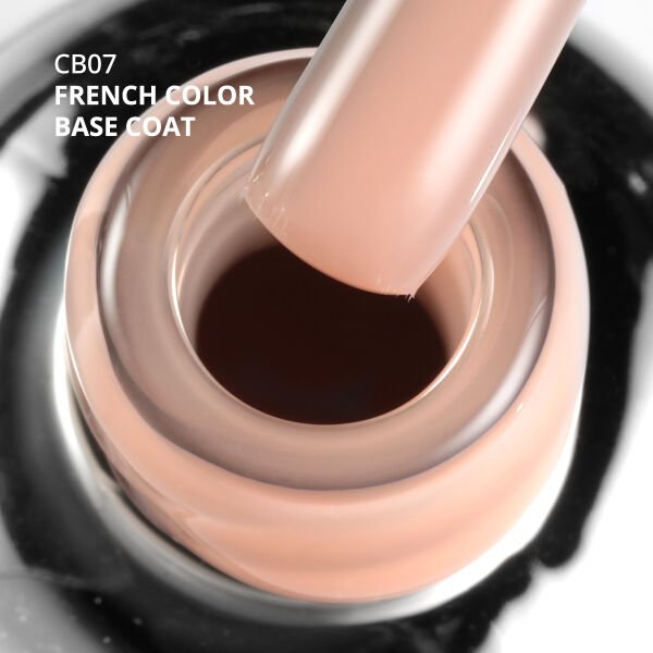 Momo Professional Kalıcı Oje French Color Base Coat CB07, Açık Bronz, 10 ml