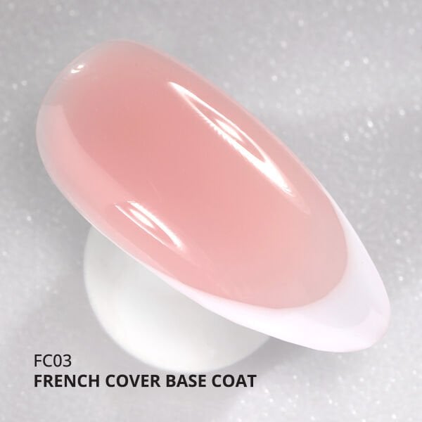 Momo Professional Kalıcı Oje French Cover Rubber Base Coat FC03, Ten Rengi, 10 ml