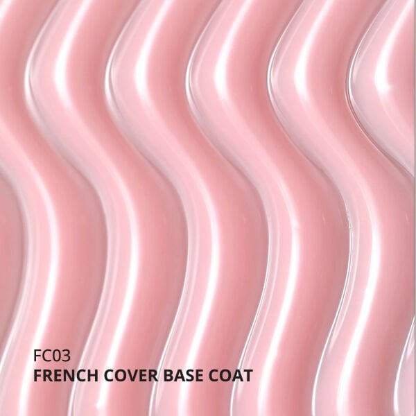 Momo Professional Kalıcı Oje French Cover Rubber Base Coat FC03, Ten Rengi, 10 ml