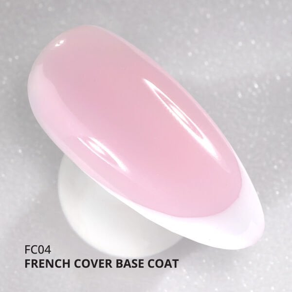 Momo Professional Kalıcı Oje French Cover Rubber Base Coat FC04, Açık Lila, 10 ml