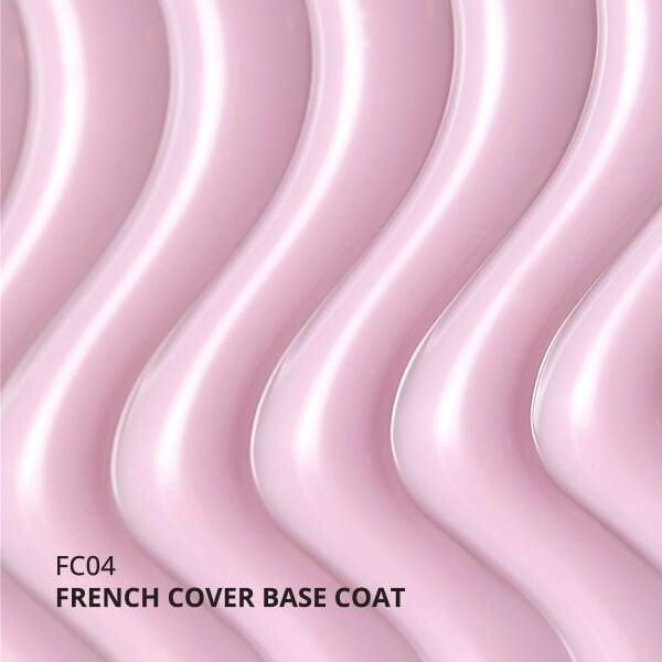 Momo Professional Kalıcı Oje French Cover Rubber Base Coat FC04, Açık Lila, 10 ml