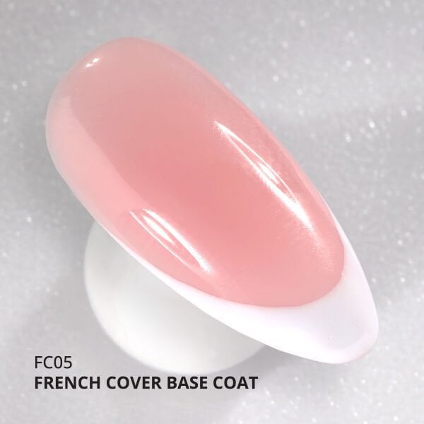 Momo Professional Kalıcı Oje French Cover Rubber Base Coat FC05, Nude Pembe, 10 ml