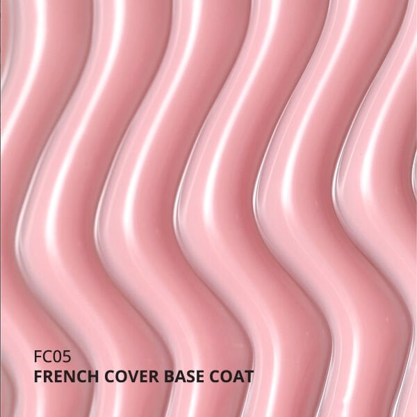 Momo Professional Kalıcı Oje French Cover Rubber Base Coat FC05, Nude Pembe, 10 ml