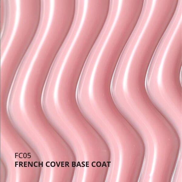 Momo Professional Kalıcı Oje French Cover Rubber Base Coat FC05, Nude Pembe, 10 ml