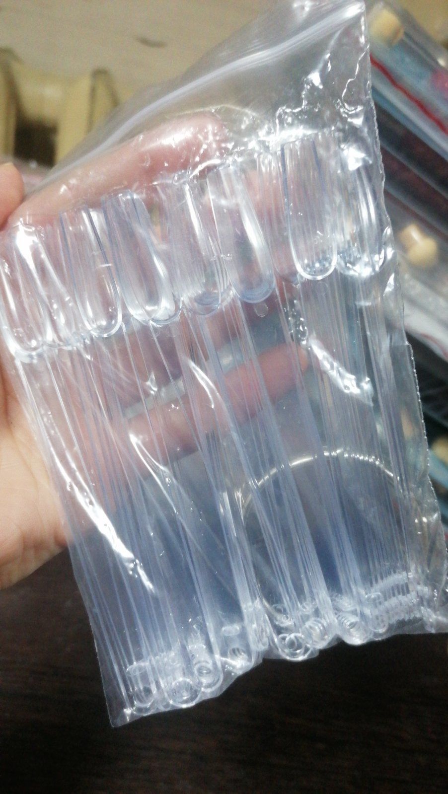 Kartela Mat Balerin Şeffaf 50'li Tips