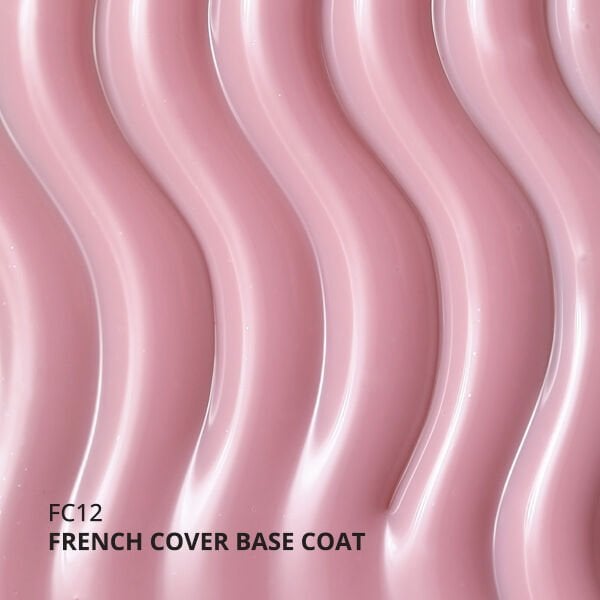 Momo Professional Kalıcı Oje French Cover Rubber Base Coat FC12, Gül Kurusu, 10 ml