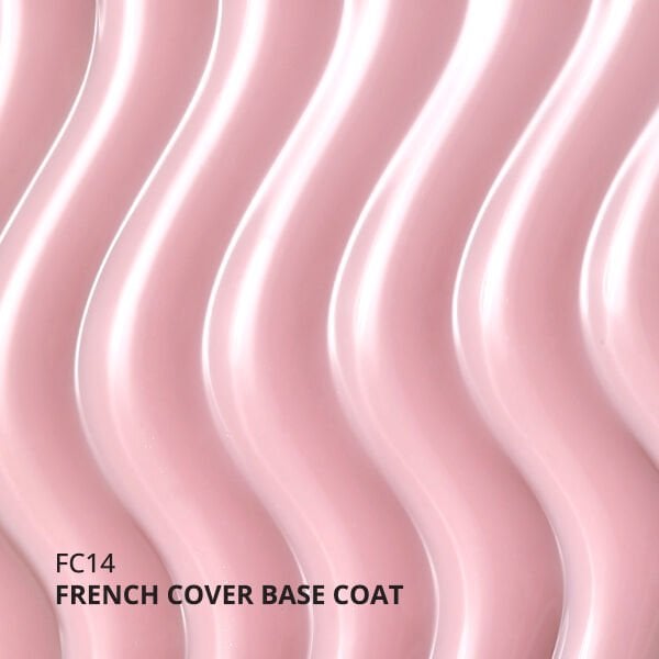 Momo Professional Kalıcı Oje French Cover Rubber Base Coat FC14, Natural Pembe, 10 ml