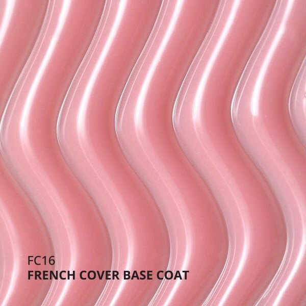 Momo Professional Kalıcı Oje French Cover Rubber Base Coat FC16, Koyu Nude Pembe, 10 ml