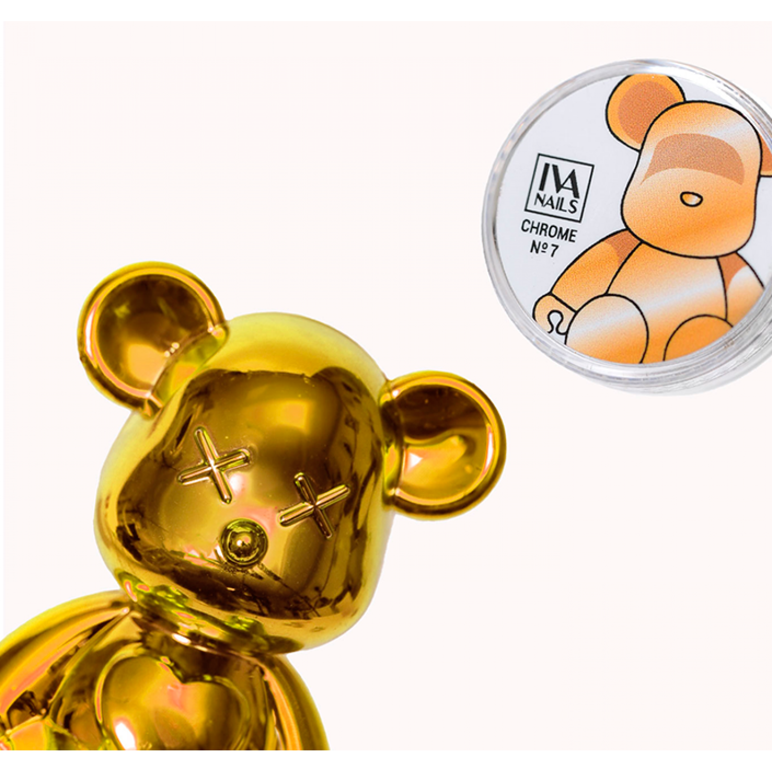 İva Nails Chrome Ayna Efekt Krom №7